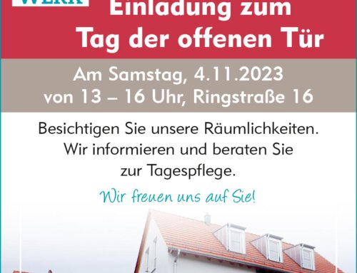 Einladung zum Tag der offnen Tür